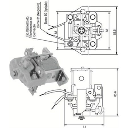 940113050338 Solenoidikytkin, käynnistin MAGNETI MARELLI