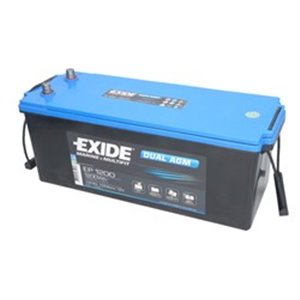 EP1200 Battery EXIDE 140Ah/700A DUAL AGM; MARINE/RV (L+ Standard termina