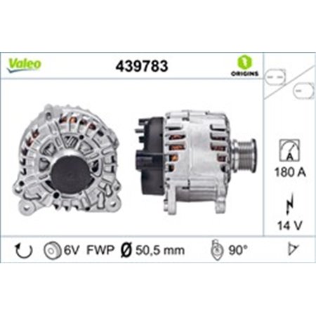 439783 Alternator VALEO