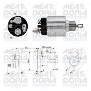 MD46306 Tõmberelee sobib: AUDI 100 C3, 100 C4, 80 B3 1.4 2.0 08.83 07.94