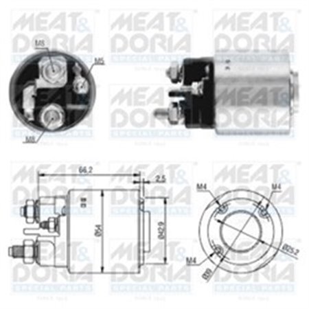 46131 Magnetbrytare, startmotor MEAT & DORIA