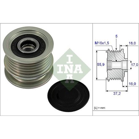 535 0009 10 Generaatori vabakäik Schaeffler INA