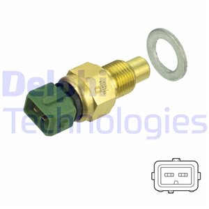TS10518 Coolant temperature sensor (number of pins: 2, green) fits: CITRO