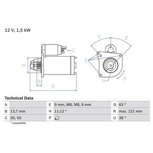 0 986 022 790 Start BOSCH - Top1autovaruosad