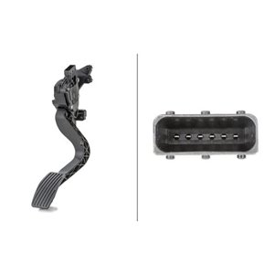 6PV010 175-751 Accelerator pedal fits: FIAT DOBLO, DOBLO CARGO, QUBO 1.3D/1.6D 0