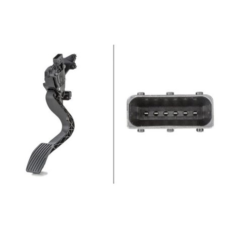 6PV010 175-751 Accelerator pedal fits: FIAT DOBLO, DOBLO CARGO, QUBO 1.3D/1.6D 0