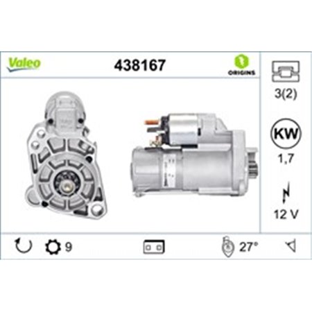 438167 Starter VALEO