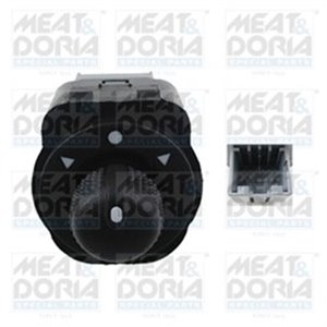 MD206047 Mirror regulation switch key fits: FIAT 500L, DOBLO, DOBLO CARGO,