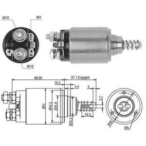 940113050402 Тяговое реле, стартер MAGNETI MARELLI - Top1autovaruosad