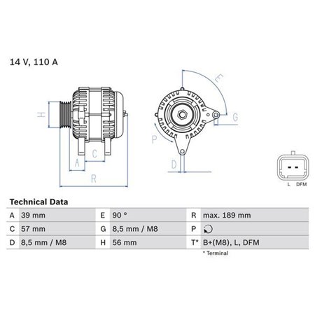 0 986 083 440 Generaator BOSCH