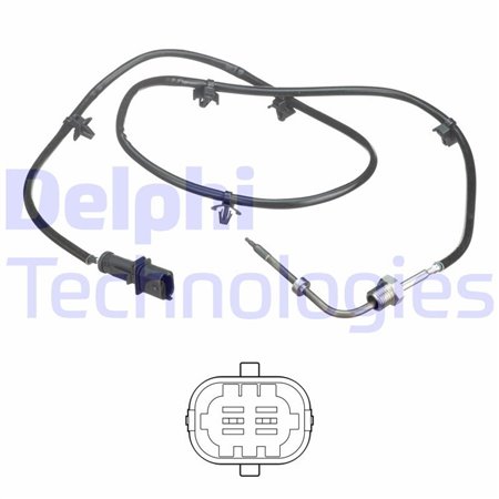 TS30243 Sensor, avgastemperatur DELPHI