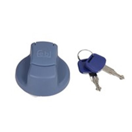 FE100327 AdBlue tank cap (width 40mm, with the key, blue) fits: MAN F90, F