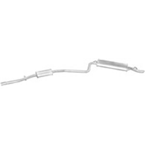 0219-01-07175P Exhaust system complete fits: FIAT SEICENTO / 600 1.1 01.98 01.10