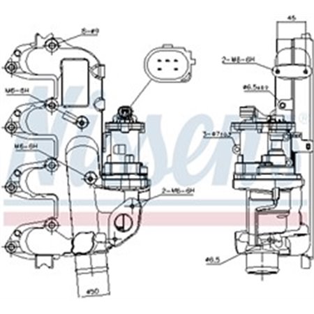 98234 EGR Valve NISSENS