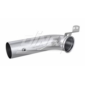 DIN6LG002 Exhaust pipe  length 550 640mm  - Top1autovaruosad