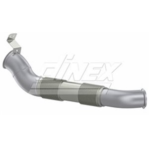 DIN6LE001 Exhaust pipe (diameter:123mm/142mm, length:1070mm) fits: SCANIA G