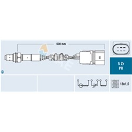 75038 Lambda Sensor FAE