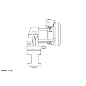 WA7625D EGR valve fits: MERCEDES C T MODEL (S204), C (W204), E T MODEL (S