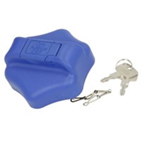LE10852.T AdBlue tank cap (width 60mm, with the key, 2 claws with chain) f