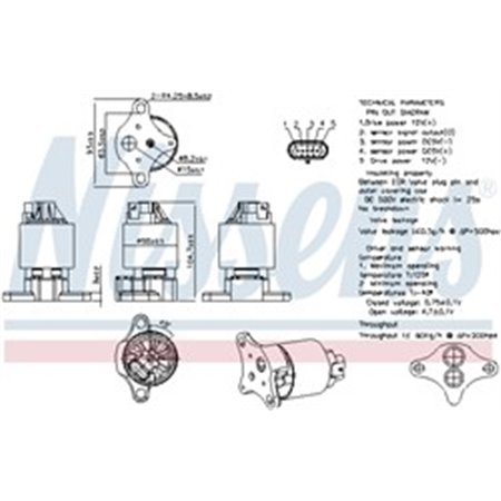 98187 EGR Valve NISSENS