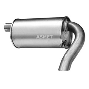 07.174 Rear Muffler ASMET - Top1autovaruosad