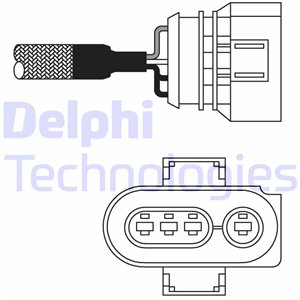 ES10980-12B1 Lambda Sensor DELPHI - Top1autovaruosad