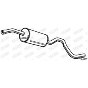 22772 Centre Muffler WALKER - Top1autovaruosad