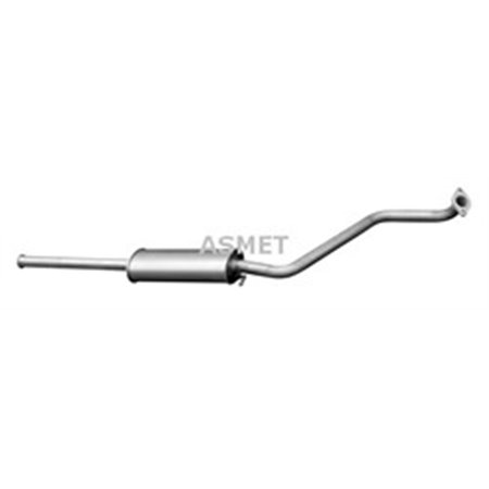 ASM15.015 Exhaust system middle silencer fits: HYUNDAI GETZ 1.1/1.3 09.02 0
