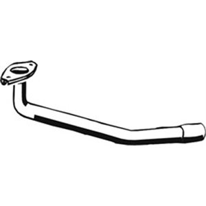 ASM03 017 Exhaust pipe front fits  VW GOL - Top1autovaruosad