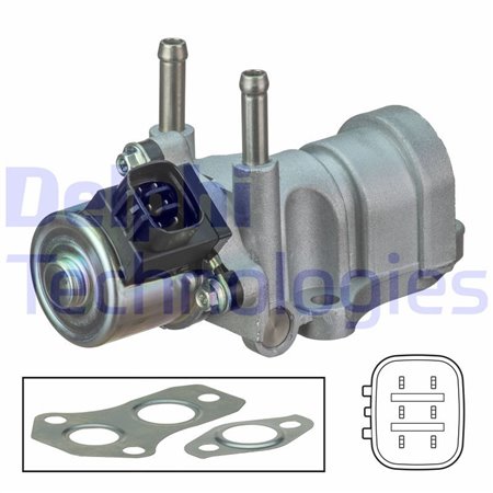 EG10440-12B1 EGR valve fits: TOYOTA AVENSIS, COROLLA, COROLLA VERSO 2.0D 01.02
