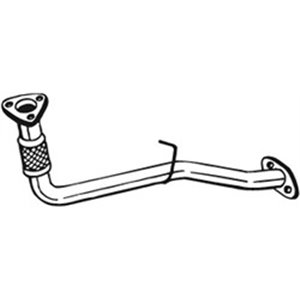 BOS851-087 Exhaust pipe front fits: LAND ROVER DEFENDER, DISCOVERY II 2.5D 0