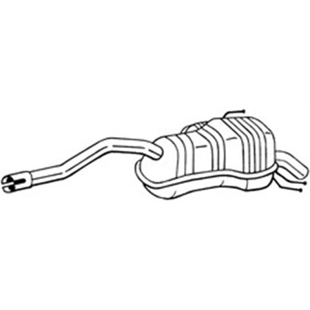 148-213 Rear Muffler BOSAL