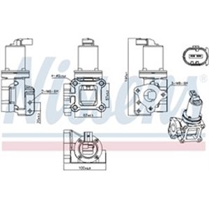 NIS 98309 EGR klapp sobib: HYUNDAI H 1, H 1 / STAREX, H 1 CARGO, H 1 TRAVEL