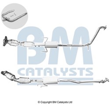 BM91975H Catalytic converter EURO 5 fits: TOYOTA PRIUS 1.8H 06.08 