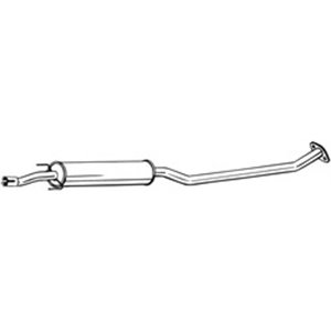 BOS284-593 Exhaust system middle silencer fits: TOYOTA COROLLA 1.4/1.6 10.01