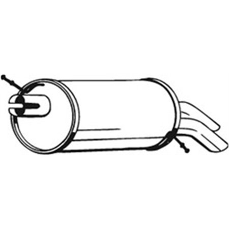 154-317 Rear Muffler BOSAL