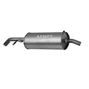 ASM09.061 Exhaust system rear silencer fits: CITROEN C2, C3 I, C3 PLURIEL; 