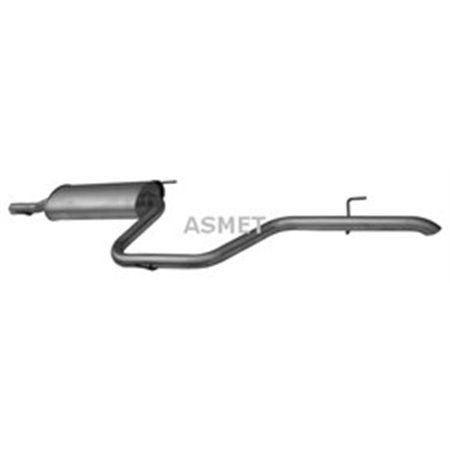 ASM02.037 Exhaust system rear silencer fits: MERCEDES V (638/2), VITO (W638