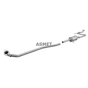 ASM20.042 Exhaust system middle silencer fits: TOYOTA YARIS 1.0 08.05 12.11