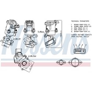 98237 EGR Valve NISSENS - Top1autovaruosad