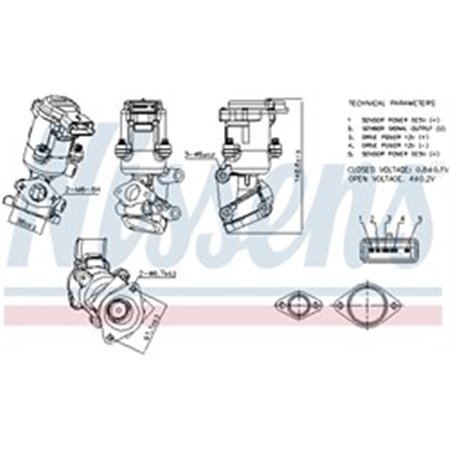 98237 EGR Valve NISSENS