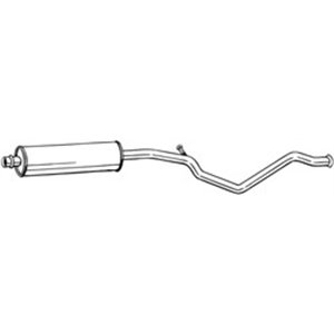 BOS285-325 Exhaust system middle silencer fits: PEUGEOT 307 2.0 03.02 06.05