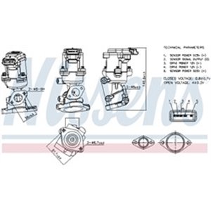 98240 EGR-klapp NISSENS - Top1autovaruosad