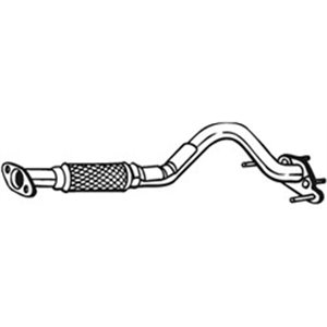 BOS750-073 Exhaust pipe front fits: HYUNDAI GETZ 1.1 09.05 06.09