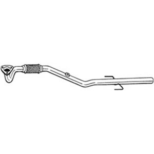 BOS850-121 Exhaust pipe front fits  OPEL  - Top1autovaruosad