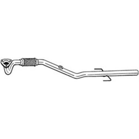 BOS850-121 Exhaust pipe front fits: OPEL SIGNUM, VECTRA C, VECTRA C GTS 1.8 