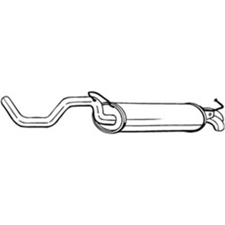 278-145 Rear Muffler BOSAL