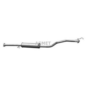 ASM13.023 Exhaust system front silencer fits: HONDA CIVIC VI 1.4/1.6 09.94 