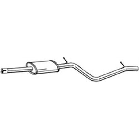 284-395 Ljuddämpare I Mitten BOSAL