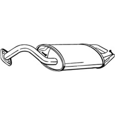 228-489 Rear Muffler BOSAL